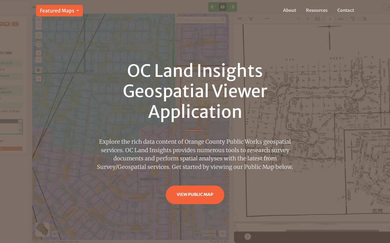 Placentia people search with Orange County GIS parcel maps